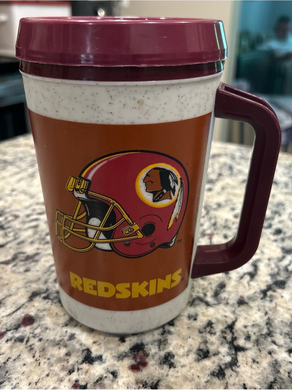 Washington Redskins Aladdin Insulated Travel Mug Cup 7 Eleven NFL - Vintage